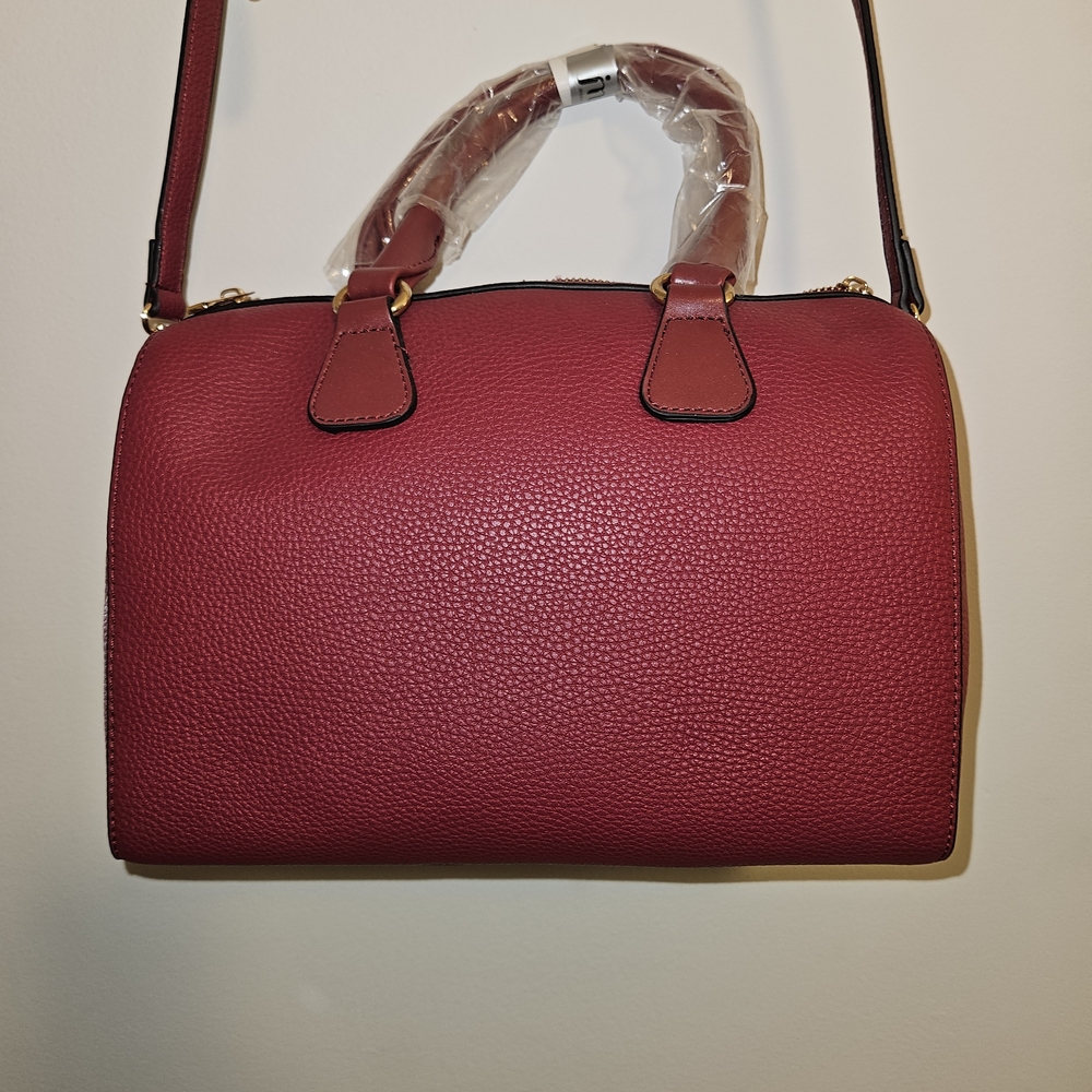 Collection Burgundy Dome Satchel - - Picture 4 of 7